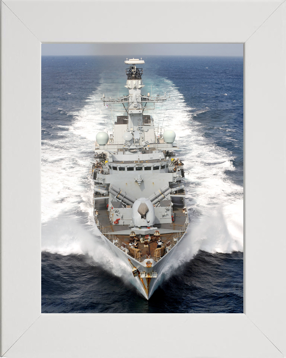 HMS Portland F79 Type 23 Frigate December 2008 Bow View