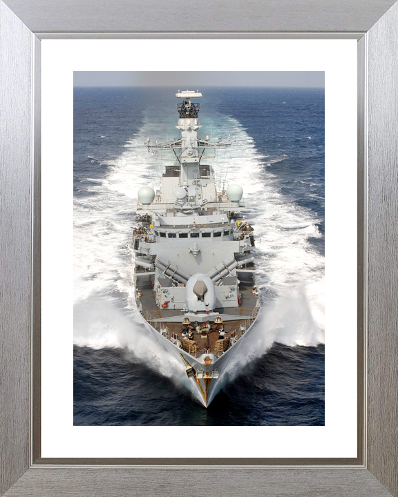 HMS Portland F79 Type 23 Frigate December 2008 Bow View