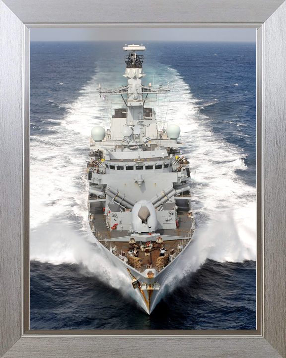 HMS Portland F79 Type 23 Frigate December 2008 Bow View