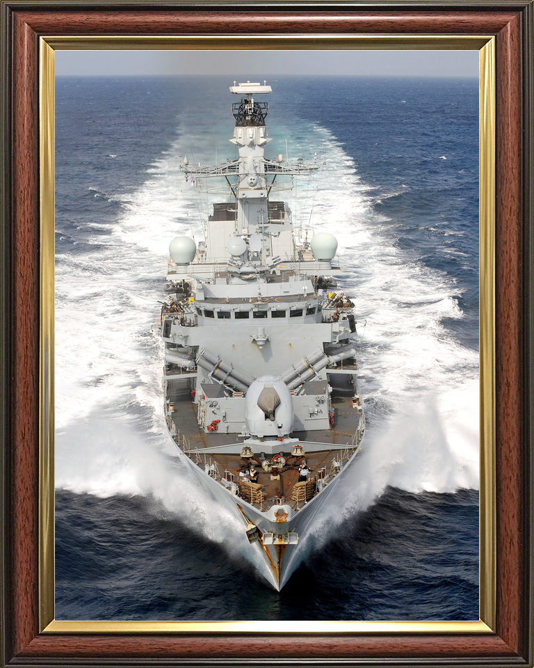 HMS Portland F79 Type 23 Frigate December 2008 Bow View