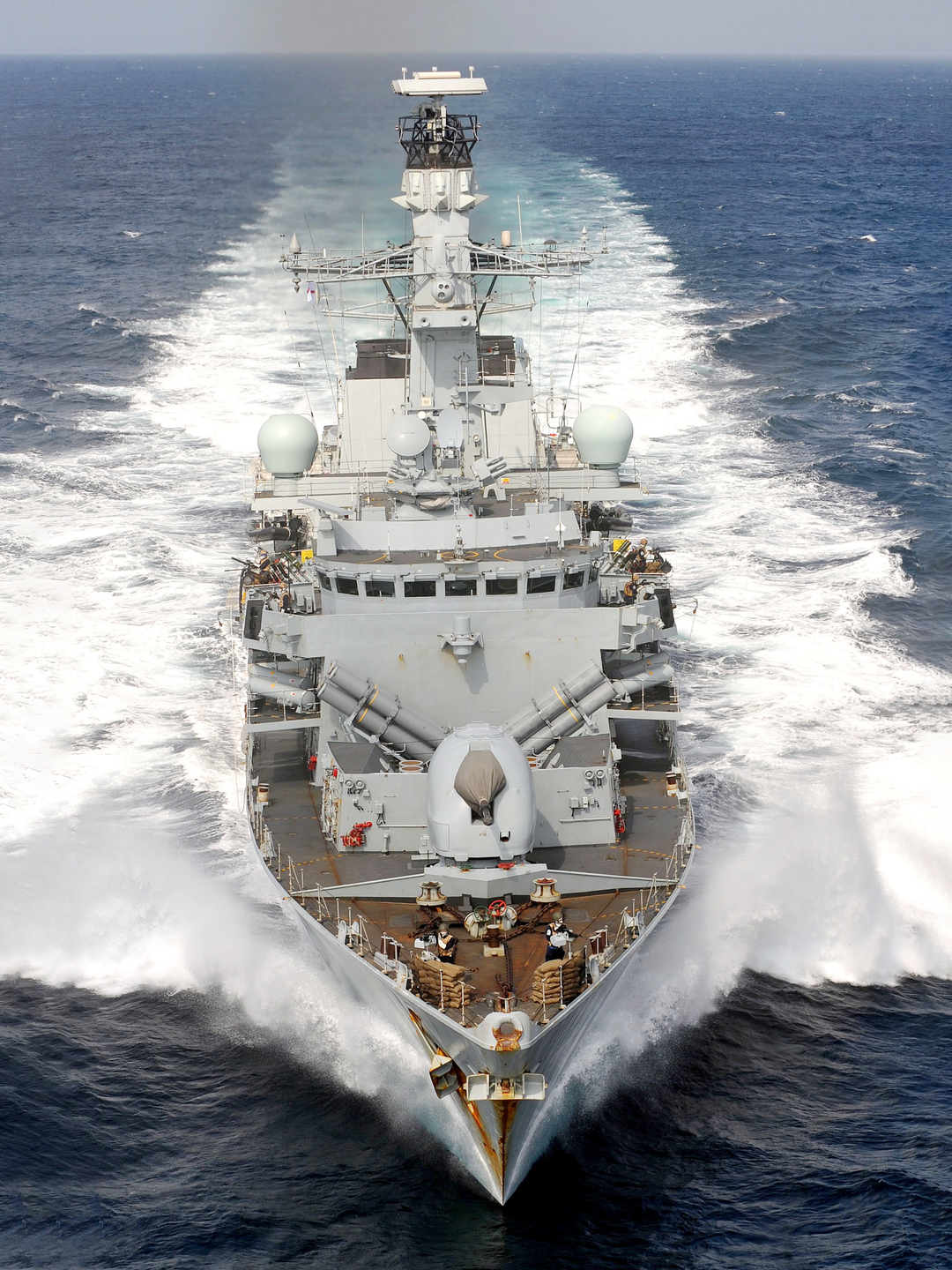 HMS Portland F79 Type 23 Frigate December 2008 Bow View Photo Print - Posters, Prints, & Visual Artwork - by Hampshire Prints (image 1 of 9)