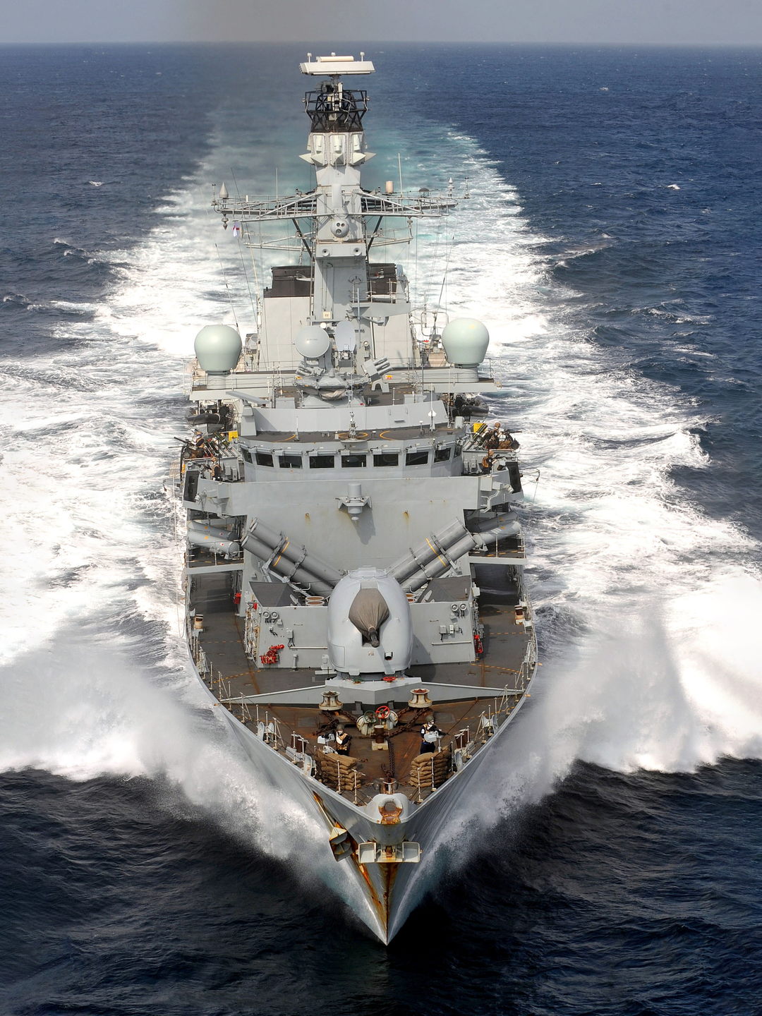 HMS Portland (F79) Photo Print - Bow View 2008 - Royal Navy Type 23 Frigate Hampshire Prints 6 x 4 No Frame No