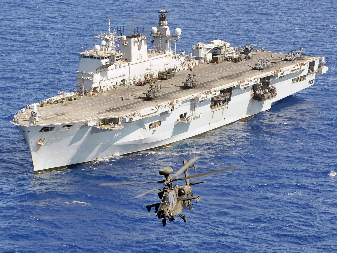HMS Ocean L12 Landing Platform Helicopter July 2011 Photo Print - Posters, Prints, & Visual Artwork - by Hampshire Prints (image 1 of 9)