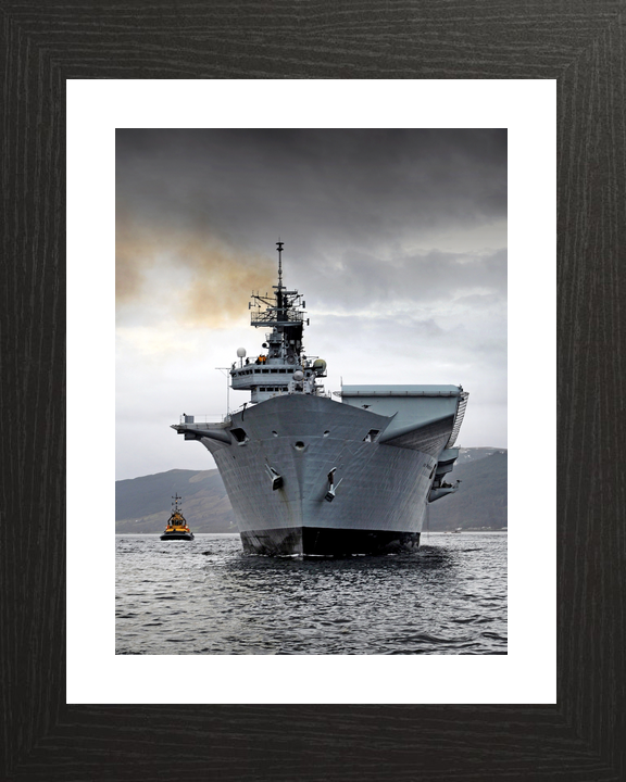 HMS Illustrious (R06) Royal Navy Invincible Class Aircraft Carrier Loch Long 2012 Photo Print Wall Art Decor - Posters, Prints, & Visual Artwork - by Hampshire Prints (image 2 of 9)
