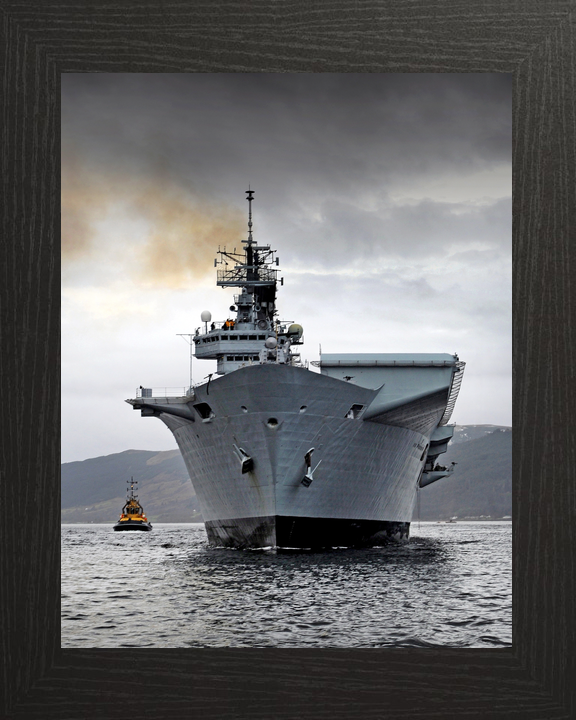 HMS Illustrious (R06) Royal Navy Invincible Class Aircraft Carrier Loch Long 2012 Photo Print Wall Art Decor - Posters, Prints, & Visual Artwork - by Hampshire Prints (image 3 of 9)