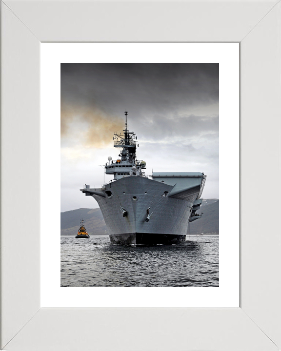 HMS Illustrious (R06) Royal Navy Invincible Class Aircraft Carrier Loch Long 2012 Photo Print Wall Art Decor - Posters, Prints, & Visual Artwork - by Hampshire Prints (image 4 of 9)