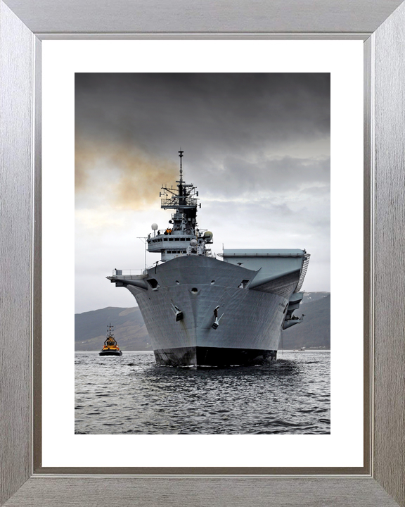 HMS Illustrious (R06) Royal Navy Invincible Class Aircraft Carrier Loch Long 2012 Photo Print Wall Art Decor - Posters, Prints, & Visual Artwork - by Hampshire Prints (image 6 of 9)