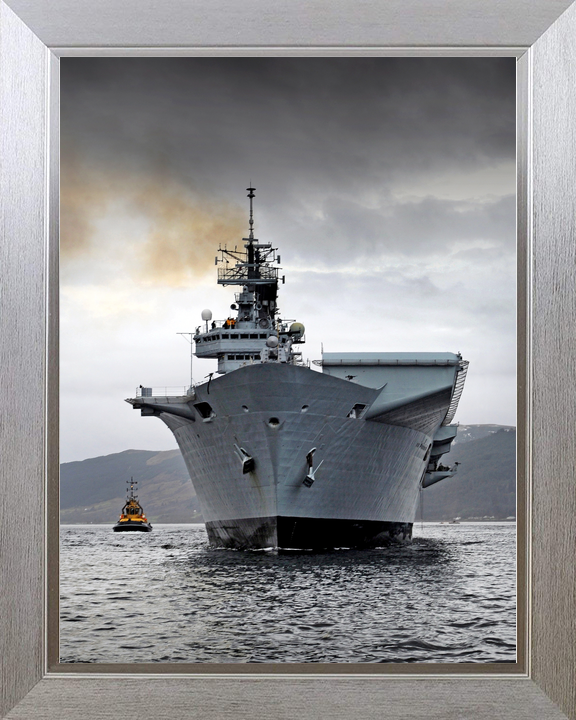 HMS Illustrious (R06) Royal Navy Invincible Class Aircraft Carrier Loch Long 2012 Photo Print Wall Art Decor - Posters, Prints, & Visual Artwork - by Hampshire Prints (image 7 of 9)