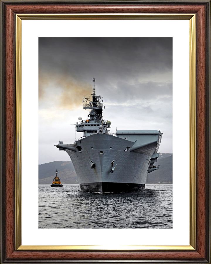 HMS Illustrious (R06) Royal Navy Invincible Class Aircraft Carrier Loch Long 2012 Photo Print Wall Art Decor - Posters, Prints, & Visual Artwork - by Hampshire Prints (image 8 of 9)