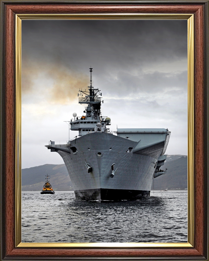 HMS Illustrious (R06) Royal Navy Invincible Class Aircraft Carrier Loch Long 2012 Photo Print Wall Art Decor - Posters, Prints, & Visual Artwork - by Hampshire Prints (image 9 of 9)