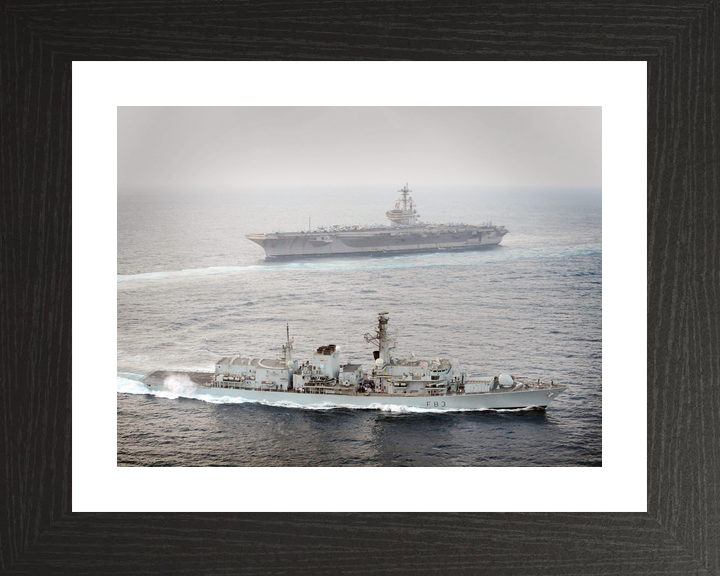 HMS St Albans F83 Type 23 Frigate September 2011 With USS George W Bush