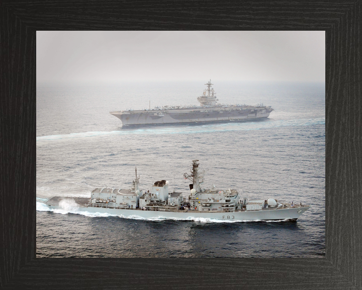 HMS St Albans F83 Type 23 Frigate September 2011 With USS George W Bush