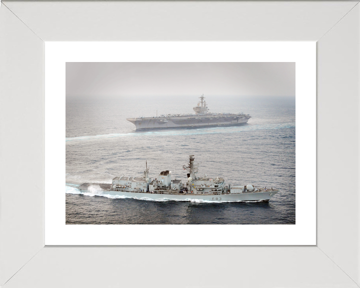 HMS St Albans F83 Type 23 Frigate September 2011 With USS George W Bush