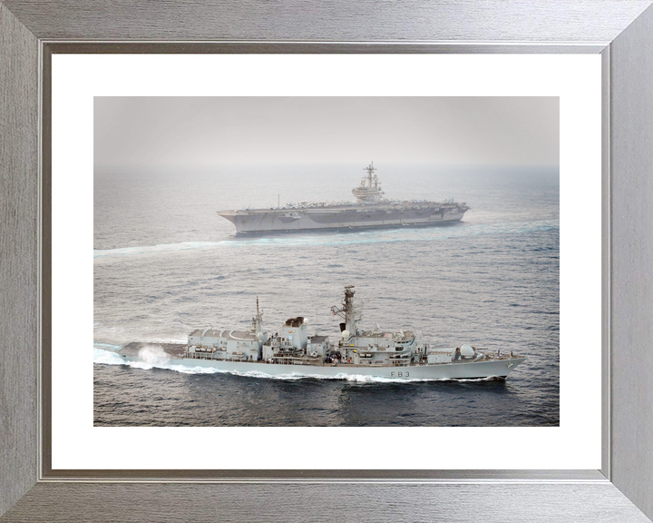 HMS St Albans F83 Type 23 Frigate September 2011 With USS George W Bush