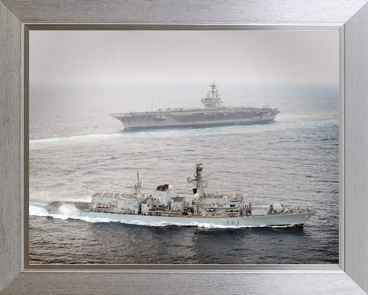 HMS St Albans F83 Type 23 Frigate September 2011 With USS George W Bush