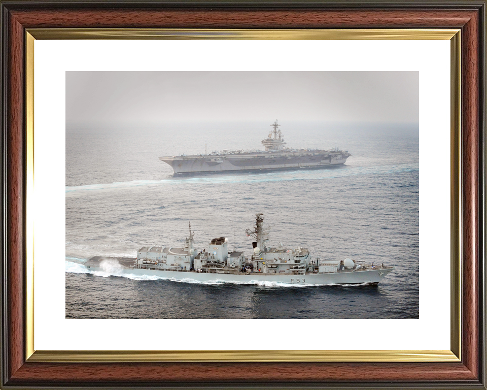 HMS St Albans F83 Type 23 Frigate September 2011 With USS George W Bush