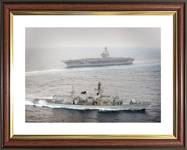 HMS St Albans F83 Type 23 Frigate September 2011 With USS George W Bush