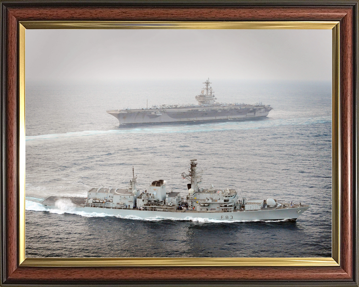 HMS St Albans F83 Type 23 Frigate September 2011 With USS George W Bush