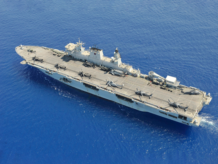 HMS Ocean L12 Landing Platform Helicopter August 2011 Photo Print - Posters, Prints, & Visual Artwork - by Hampshire Prints (image 1 of 9)