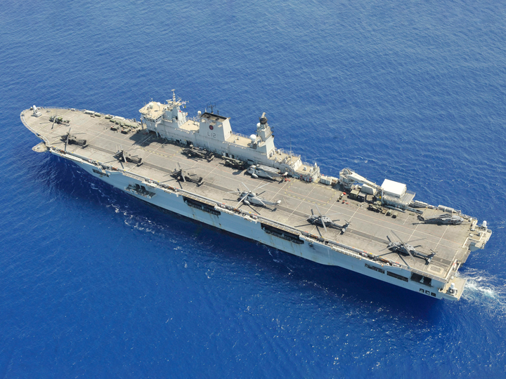HMS Ocean (L12) Photo Print - Flight Deck View 2011 - Royal Navy Landing Platform Helicopter Hampshire Prints 6 x 4 No Frame No