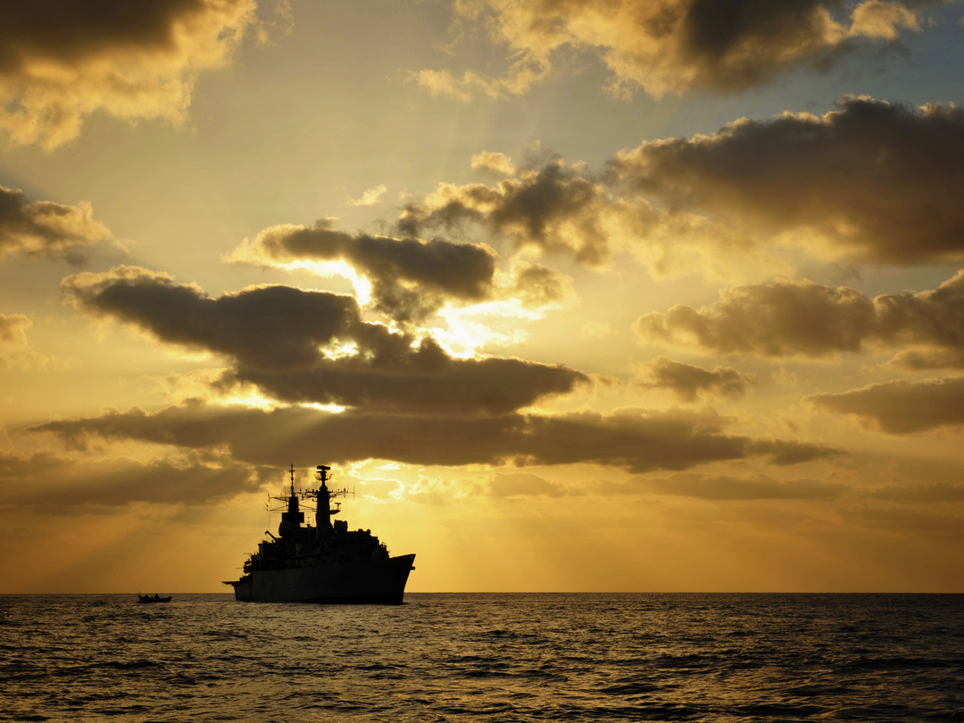 HMS Cornwall (F99) Photo Print - Africa 2011 - Royal Navy type 22 Frigate Hampshire Prints 6 x 4 No Frame No