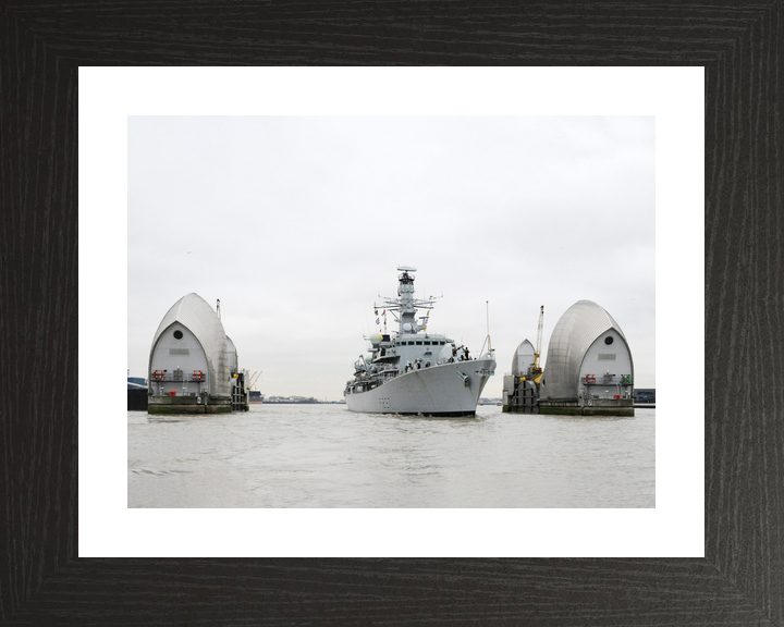 HMS Westminster F237 Type 23 Frigate February 2011 Thames Barrier Photo Print - Posters, Prints, & Visual Artwork - by Hampshire Prints (image 2 of 9)