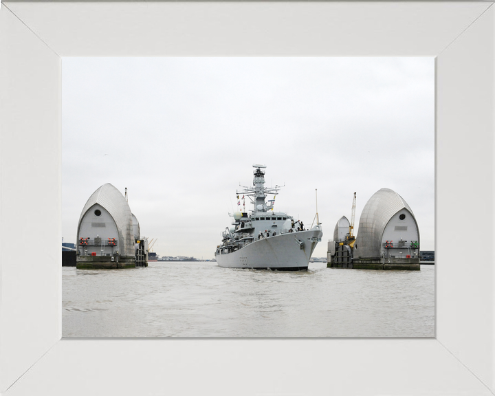 HMS Westminster F237 Type 23 Frigate February 2011 Thames Barrier Photo Print - Posters, Prints, & Visual Artwork - by Hampshire Prints (image 5 of 9)