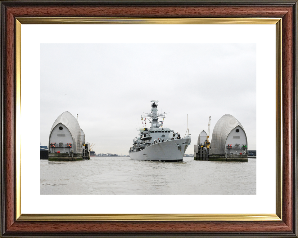HMS Westminster F237 Type 23 Frigate February 2011 Thames Barrier Photo Print - Posters, Prints, & Visual Artwork - by Hampshire Prints (image 8 of 9)
