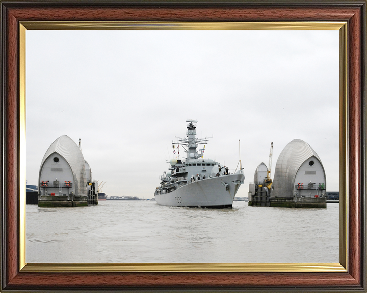 HMS Westminster F237 Type 23 Frigate February 2011 Thames Barrier Photo Print - Posters, Prints, & Visual Artwork - by Hampshire Prints (image 9 of 9)