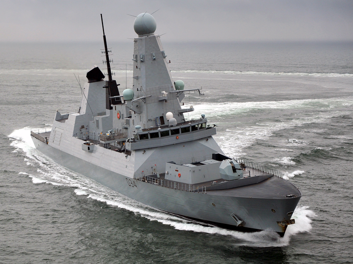 HMS Diamond (D34) Photo Print - Underway 2011 - Royal Navy Type 45 Destroyer Hampshire Prints 6 x 4 No Frame No