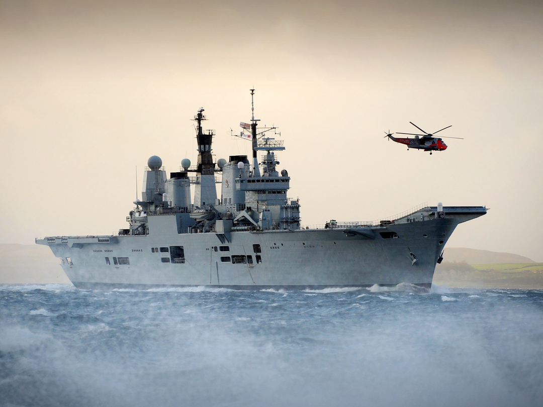 HMS Ark Royal (R07) Royal Navy Invincible Class Aircraft Carrier Off Scotland 2010 Photo Print Wall Art Decor Posters, Prints, & Visual Artwork Hampshire Prints 6 x 4 No Frame No