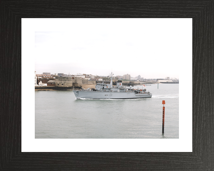 HMS Middleton M34 Hunt Class Mine Warfare Vessel March 1997 Portsmouth Photo Print - Posters, Prints, & Visual Artwork - by Hampshire Prints (image 2 of 9)