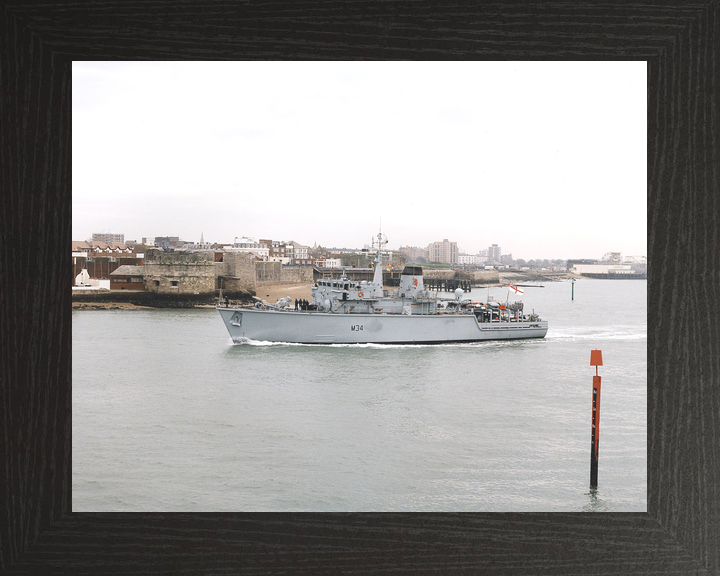 HMS Middleton M34 Hunt Class Mine Warfare Vessel March 1997 Portsmouth Photo Print - Posters, Prints, & Visual Artwork - by Hampshire Prints (image 3 of 9)