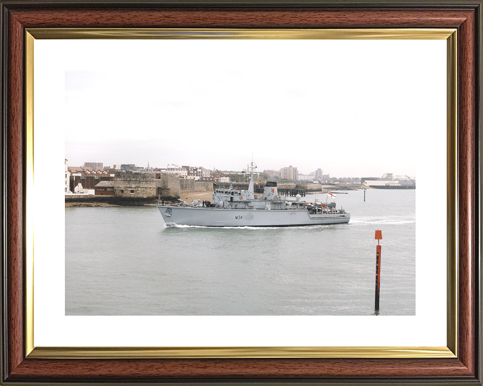 HMS Middleton M34 Hunt Class Mine Warfare Vessel March 1997 Portsmouth Photo Print - Posters, Prints, & Visual Artwork - by Hampshire Prints (image 8 of 9)