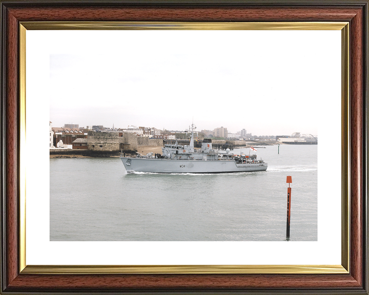 HMS Middleton M34 Hunt Class Mine Warfare Vessel March 1997 Portsmouth Photo Print - Posters, Prints, & Visual Artwork - by Hampshire Prints (image 8 of 9)
