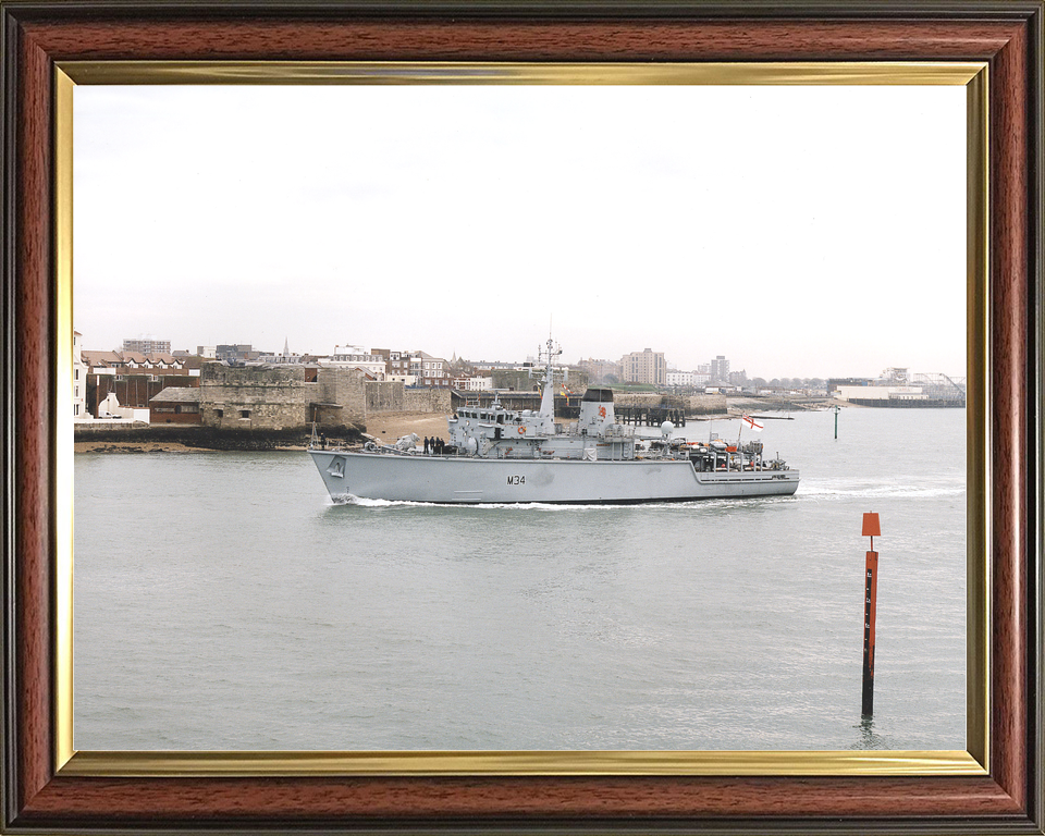HMS Middleton M34 Hunt Class Mine Warfare Vessel March 1997 Portsmouth Photo Print - Posters, Prints, & Visual Artwork - by Hampshire Prints (image 9 of 9)