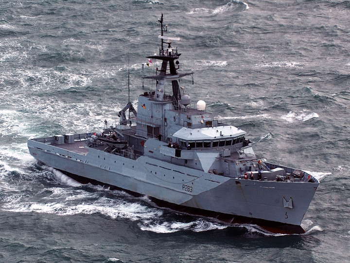 HMS Mersey (P283) Photo Print - At Sea 2004 - Royal Navy River Class Patrol Vessel Hampshire Prints 6 x 4 No Frame No