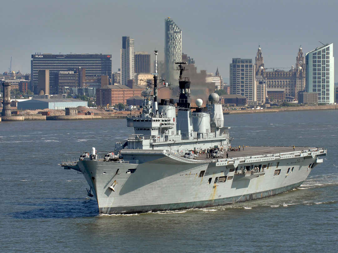 HMS Ark Royal (R07) Photo Print - Liverpool 2008 - Royal Navy Invincible Class Aircraft Carrier Hampshire Prints 6 x 4 No Frame No