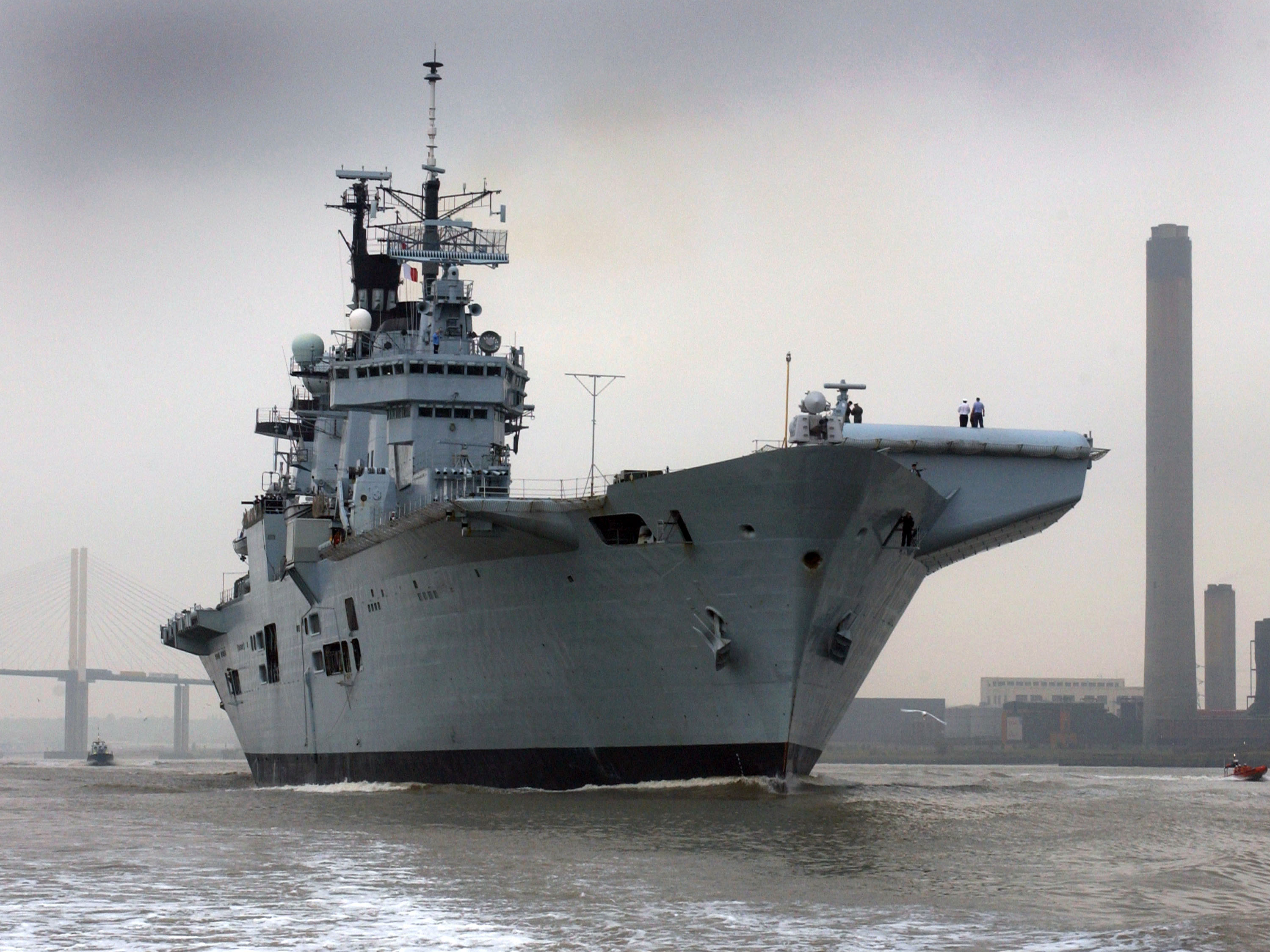 HMS Illustrious R06 Invincible Class Aircraft Carrier November 2008 ...