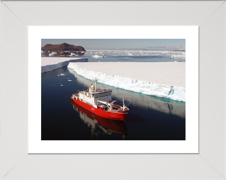 HMS Endurance (A171) Royal Navy Ice Breaker Patrol Ship Antarctic 2007 Photo Print Wall Art Decor - Posters, Prints, & Visual Artwork - by Hampshire Prints (image 4 of 9)