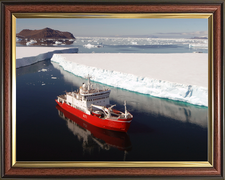 HMS Endurance (A171) Royal Navy Ice Breaker Patrol Ship Antarctic 2007 Photo Print Wall Art Decor - Posters, Prints, & Visual Artwork - by Hampshire Prints (image 9 of 9)
