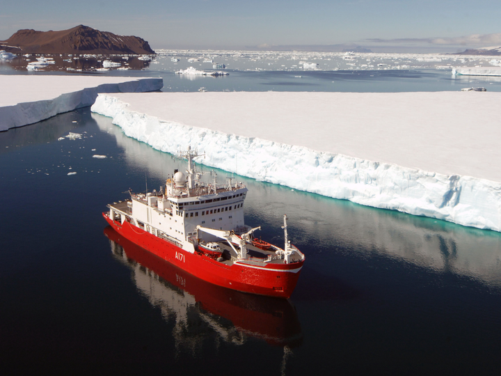 HMS Endurance (A171) Royal Navy Ice Breaker Patrol Ship Antarctic 2007 Photo Print Wall Art Decor - Posters, Prints, & Visual Artwork - by Hampshire Prints (image 1 of 9)