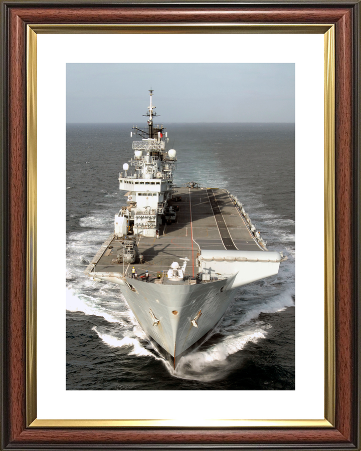 HMS Illustrious (R06) Royal Navy Invincible Class Aircraft Carrier Joint Warrior 2008 Photo Print Wall Art Decor - Posters, Prints, & Visual Artwork - by Hampshire Prints (image 8 of 9)