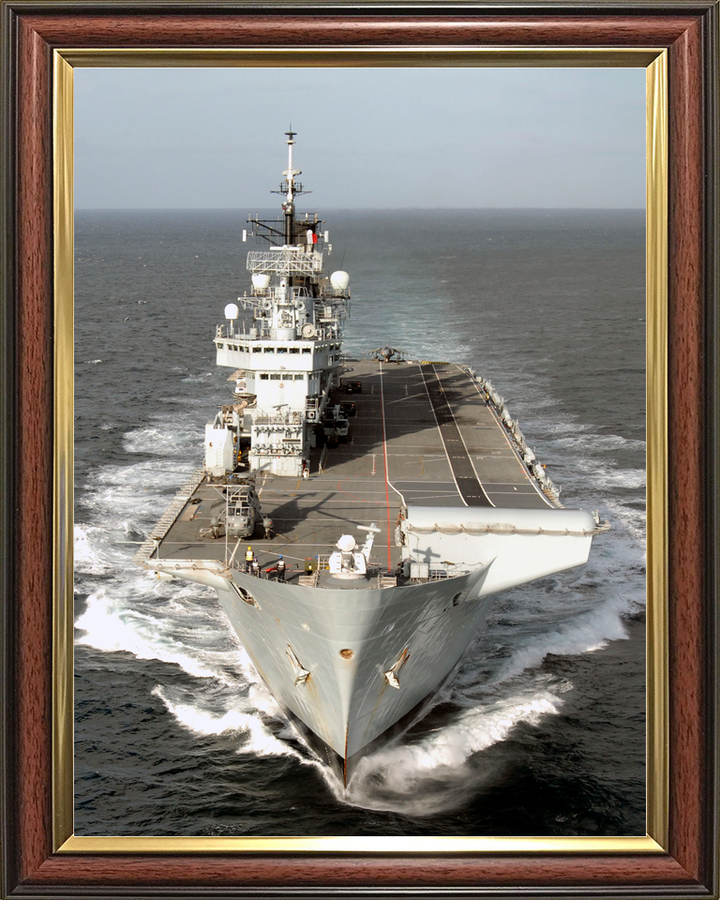 HMS Illustrious (R06) Royal Navy Invincible Class Aircraft Carrier Joint Warrior 2008 Photo Print Wall Art Decor - Posters, Prints, & Visual Artwork - by Hampshire Prints (image 9 of 9)