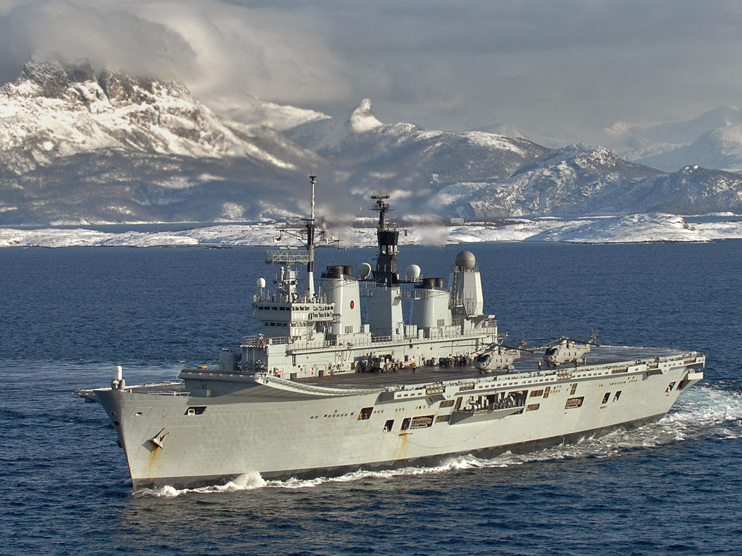 HMS Ark Royal (R07) Photo Print - Norway 2008 - Royal Navy Invincible Class Aircraft Carrier Hampshire Prints 6 x 4 No Frame No