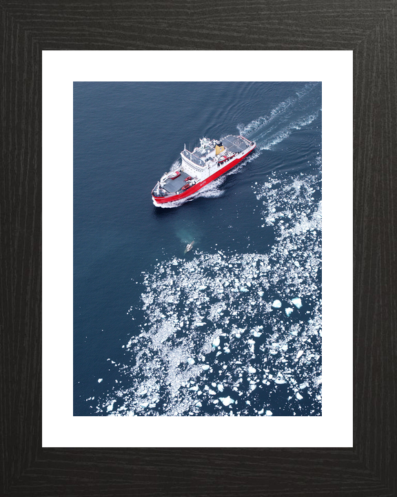 HMS Endurance (A171) Royal Navy Ice Breaker Patrol Ship Antarctic Ice Fields 2005 Photo Print Wall Art Decor - Posters, Prints, & Visual Artwork - by Hampshire Prints (image 2 of 9)