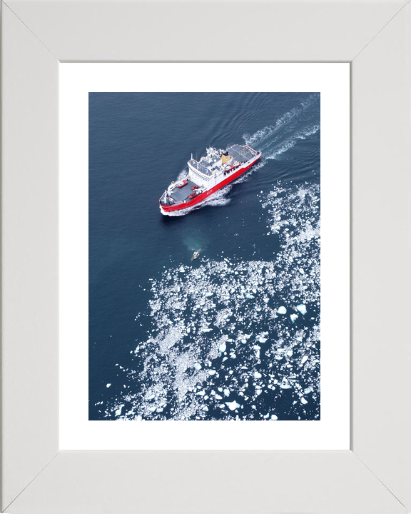 HMS Endurance (A171) Royal Navy Ice Breaker Patrol Ship Antarctic Ice Fields 2005 Photo Print Wall Art Decor - Posters, Prints, & Visual Artwork - by Hampshire Prints (image 4 of 9)