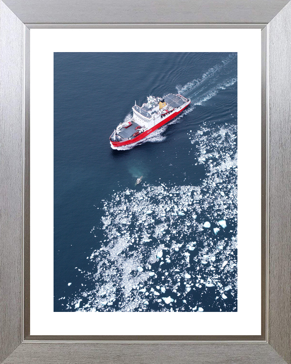 HMS Endurance (A171) Royal Navy Ice Breaker Patrol Ship Antarctic Ice Fields 2005 Photo Print Wall Art Decor - Posters, Prints, & Visual Artwork - by Hampshire Prints (image 6 of 9)