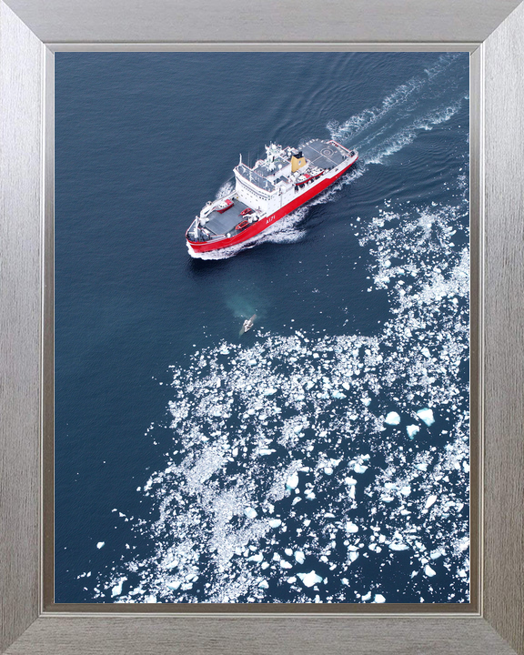 HMS Endurance (A171) Royal Navy Ice Breaker Patrol Ship Antarctic Ice Fields 2005 Photo Print Wall Art Decor - Posters, Prints, & Visual Artwork - by Hampshire Prints (image 7 of 9)