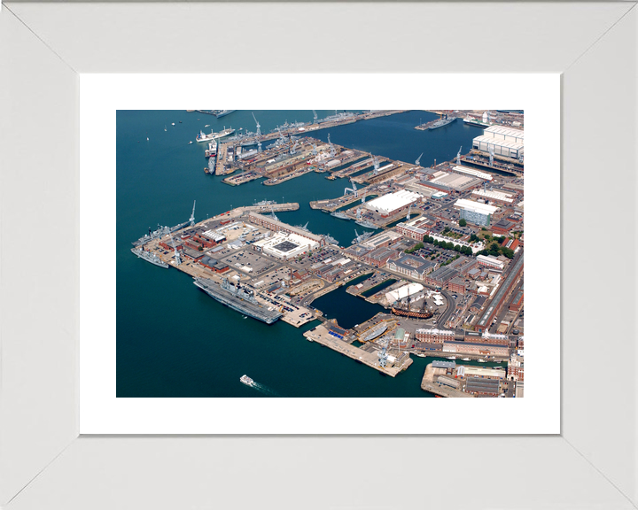 HMNB Portsmouth Dockyard Aerial View 2005 Photo Print - Posters, Prints, & Visual Artwork - by Hampshire Prints (image 4 of 9)